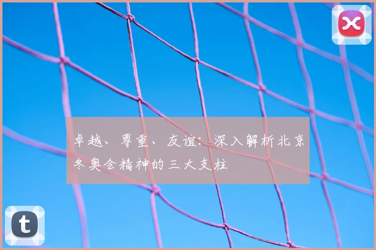 卓越、尊重、友谊：深入解析北京冬奥会精神的三大支柱
