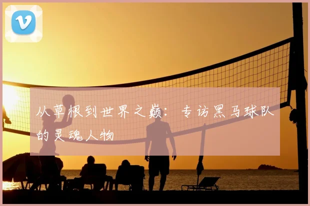 从草根到世界之巅：专访黑马球队的灵魂人物